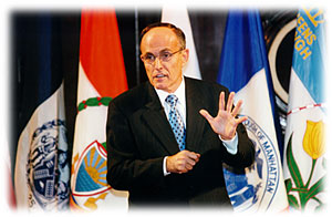 Mayor Rudolph Giuliani; Actual size=180 pixels wide